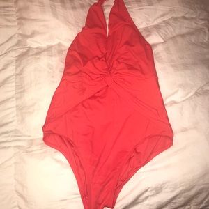 Michael by Michael Kors Poppy Red swimsuit
